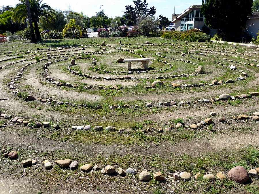 Gethsemane Lutheran labyrinth