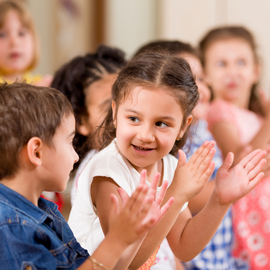 Preschoolers,Playing,In,Classroom.